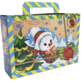 Авторський подарунковий набір Кейс "Сніговик" № 40-25/26 АЛЬФА-БОГУСЛАВ 700 г.